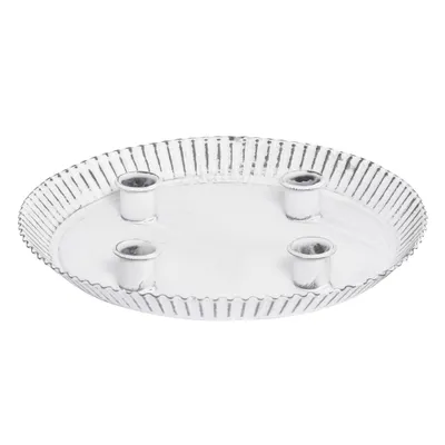 Produktbild von Eleganter Kerzenteller für Stabkerzen in Vintage-Design