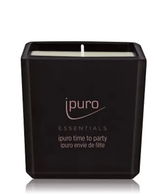 Productafbeelding van Ipuro Essentials Time to Party geurkaars, 125 g - Een zoete, fruitige geur voor een feestelijke sfeer