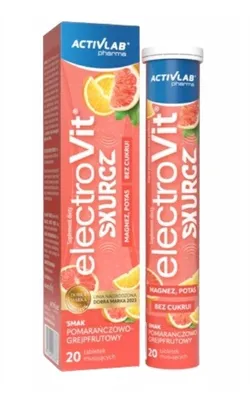 Immagine prodotto di Activlab Pharma Electrovit Skurcz, gusto arancia e pompelmo, 20 compresse