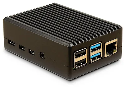Produktbild von ODS-716 für Raspberry Pi 4B (schwarz, für Raspberry Pi 4 Modell B)