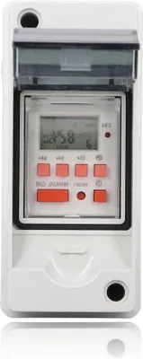 Obrázok produktu pre Programovateľné digitálne čerpadlo do bazénu – nastavenia časovača na LCD displeji – 85–265 V striedavého prúdu – elektronický časovač