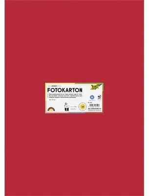 Productafbeelding van folia Fotokarton, (B)500 x (H)700 mm, 300 g/qm, hochrot