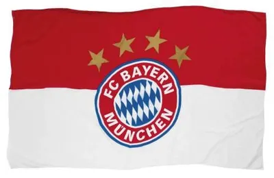 Produktbild von FCB FC Bayern München Fahne Logo 90x60cm