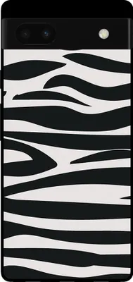 Produktbild von Handyhülle für Google Pixel 6 Pro mit Zebradruck - TPU Backcover Case Zebradesign - Schwarz Weiß