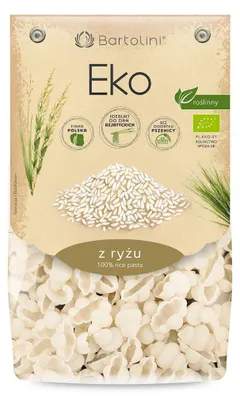MAKARON (RYŻOWY) MUSZELKI BIO 250 g - BARTOLINI