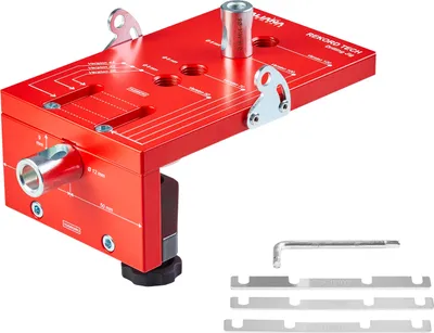 Produktbild von Bohrlehre aus Aluminium für Sockel-Höhenversteller Ø 12 mm