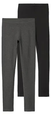 Productafbeelding van NAME IT meisjes legging Nkfvivian 2p Noos, donkergrijs, maat 86-92 EU