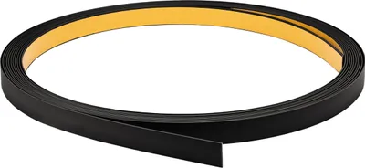 Produktbild von QUEST Hart PVC 20 mm, 10m Flachprofil mit Klebstoff für Verkleidungen und Abdeckungen, schwarz