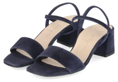 Produktbild von Paul Green Damen Sandaletten Blau Rauleder Größe: 38,5