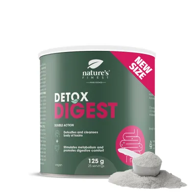 Zdjęcie produktu dla Napój Roślinny z Chlorellą, Ostropestem i Kurkumą Wspierającą Trawienie – Detox Digest – 125 g