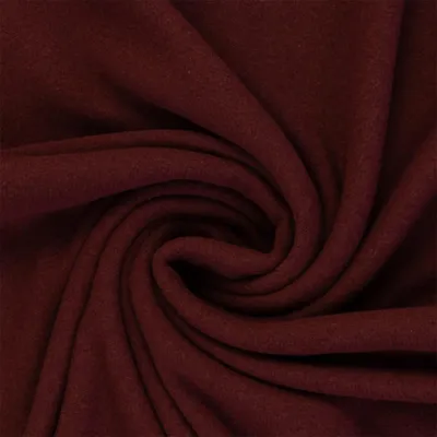 Strickstoff Bono by Swafing ab 0,5m x 160cm meliert Stricksweat Bauwollstoff Baumwollstrick Meterware bordeaux