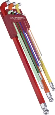 Produktbild von Kugelkopf-Innensechskant-Satz 1.5 - 10 mm, 9 tlg.