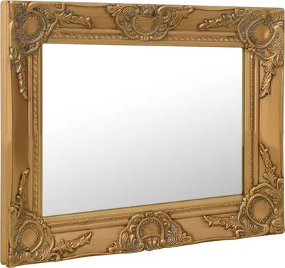 Produktbild von vidaXL Wandspiegel im Barock-Stil 50x40 cm Golden