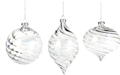 Produktbild von Goodwill Weihnachtskugel Glas D 10 cm Vorteilsset Pro 3 Stück