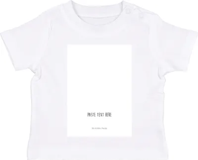 Produktbild von Mr. & Mrs. Panda Babyshirt Biene Liebe 12. - 18. Monat - Weiß - Geschenk, Baby Top,  T-Shirt, Kurzarmshirt, Organic