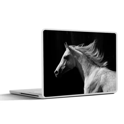 Produktbild von MuchoWow® Laptop Aufkleber Sticker Cover Pferde - Nutztiere - Mähnen 40x30 cm - Laptop Dekoration - Selbstklebend