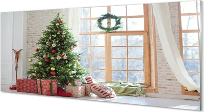 Produktbild von Glasbilder 125x50 Wandkunst Weihnachtsgeschenke
