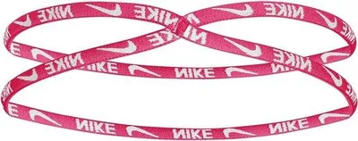 Immagine prodotto di Fascia per capelli elastica in poliammide rosa/bianca