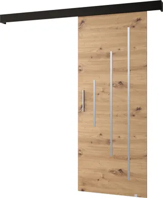 Produktbild von MEBLE KRYSPOL  Schiebetürsystem SALWADOR Y mit Schienenabdeckung, Einbautüren, 90x204cm, Artisan