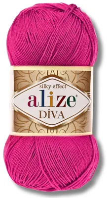 Produktbild von Alize 1x 100g Diva Wolle, Uni, Häkeln, Stricken (382)