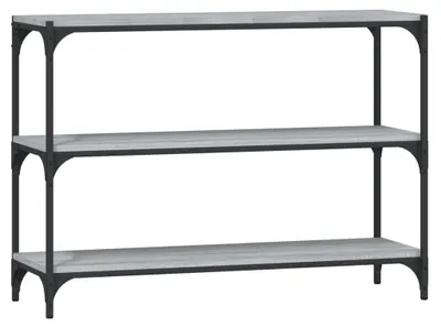 Image de Bibliothèque Sonoma, couleur gris, dimensions : 100 x 33 x 70,5 cm