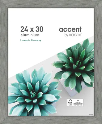 Produktbild von accent by nielsen Aluminium Bilderrahmen Star, 24x30 cm, Struktur Grau