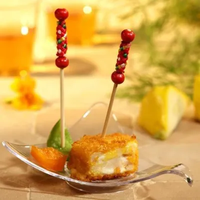 Produktbild von Papstar Fingerfood - Spieße 7,5 cm "Mexico", 15 x 40 Stück
