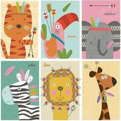 Produktbild von 20 Servietten Zoo Friends - Lustige Tiere vom Zoo 33x33cm