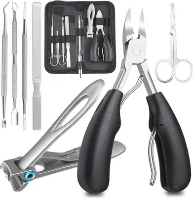 Produktbild von Nagelknipser Set für Fingernägel und Fußnägel - 7 Teile