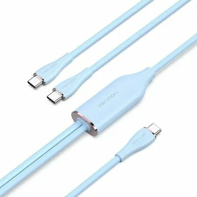 Obrázek produktu pro Vention CTMPG, 0,5 m, USB C, 2 x USB C, USB 2.0, 0,48 Gbit/s, Modrá
