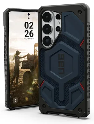 Obrázok produktu pre Urban Armor Gear Monarch Pro Polyamid, Ochranný obal, Samsung, Galaxy S26 Ultra, 17,5 cm (6.9"), Tmavo modrá