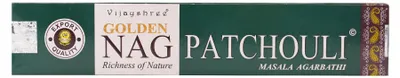 Produktbild von yogabox Räucherstäbchen Golden Nag - 15g, 20-22 cm, 30-45 Minuten Patchouli
