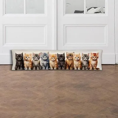 Produktbild von Famanu Tür- und Fensterdichtungsstopper mit Katzenmotiv - Gewichtet