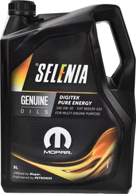 Produktbild von SELENIA Digitek Pure Energy für 0W-30 5 Liter Motoröl Motorenöl 9.55535-GS1 Öl