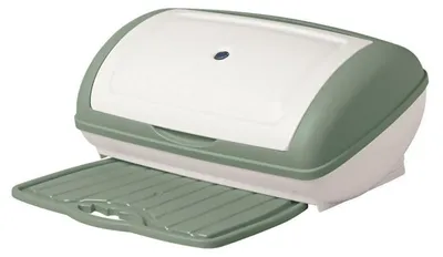 Image de Boîte à pain - L 41 cm x l 28 cm x H 19 cm - Vert