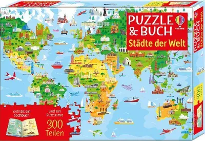 Produktbild von Puzzle & Buch: Städte der Welt