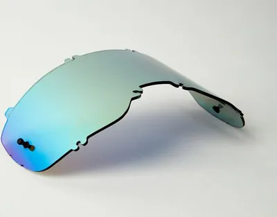 Image de FOX Airspace / Main MX22 Injection Mirrored écran de rechange, bleu miroité (iridium), taille unique