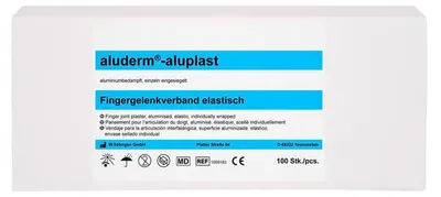 Zdjęcie produktu dla Plastry na rany Opatrunek na stawy palców aluderm-aluplast elastic PU=100 sztuk