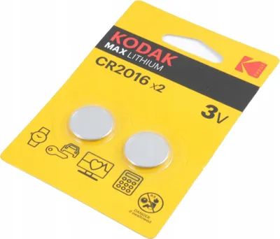 Zdjęcie produktu dla Kodak Baterie Cr2016 Litowa 2 Szt.
