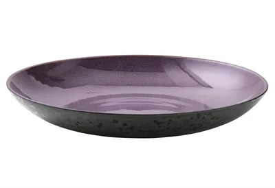 Produktbild von Bitz Schale matt black / shiny lilac 40 cm