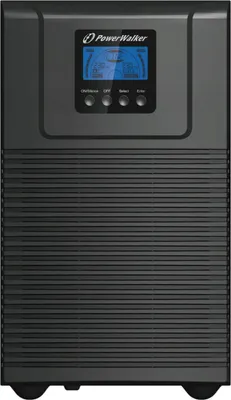 Zdjęcie produktu dla PowerWalker VFI 3000 TGB, Podwójnej konwersji (online), 3 kVA, 2700 W, Sinus, 176 V, 300 V