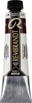 Produktbild von Rembrandt Acrylfarbe Tube 40 ml Vandyckbraun 403