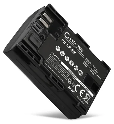 Immagine prodotto di CELLONIC 1x Batteria per Fotocamera Compatibile con Canon EOS R7, EOS 70D, EOS 5D Mark IV, LP-E6 – (2000mAh, 7.4V)