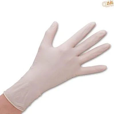 Produktbild von Handschuh Latex, puderfrei, unsteril, weiß, Größe XL, 1 Box x 100 Stück
