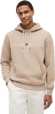 Produktbild von Tommy Hilfiger Herren Hoodie Tommy Logo mit Kapuze, Beige (Batique Khaki), XL