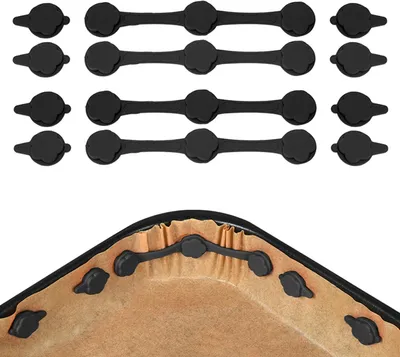 Produktbild von Silikonmagneten für Backpapier, 4 Stück, hitzebeständig, für Airfryer und Heißluftfritteuse