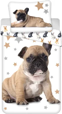 Produktbild von Bettwäsche-Set für Bulldoggenwelpen