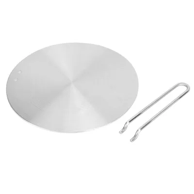 Zdjęcie produktu dla Adapter płyty indukcyjnej z dyfuzorem ciepła ze stali nierdzewnej Konwerter płyty gazowo-elektrycznej24cm
