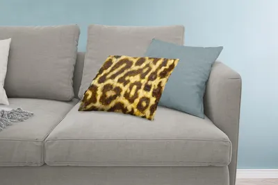 Produktbild von MuchoWow® Zierkissen Sofakissen Wohnzimmer Dekokissen 60x40 cm Nahaufnahme von Leopardenmustern - Kopfkissen - Polster mit Foto