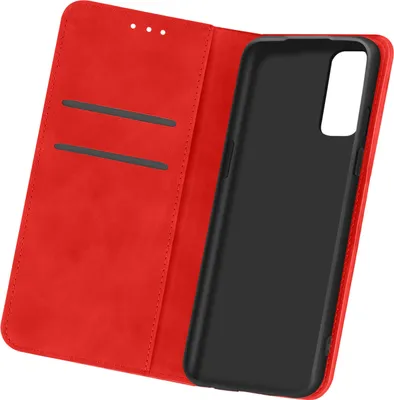 Produktbild von Flip Stand Case Brieftasche & Standfunktion für Oneplus 9 – Rot